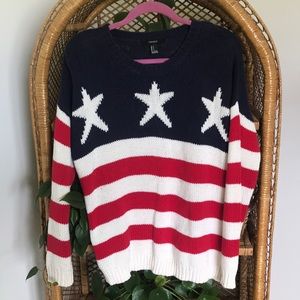 American flag sweater